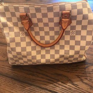 Authentic LOUIS VUITTON Damier Azur Speedy 30